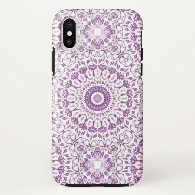 Coques Case-Mate iPhone Mandala Floral Violet (Dos)