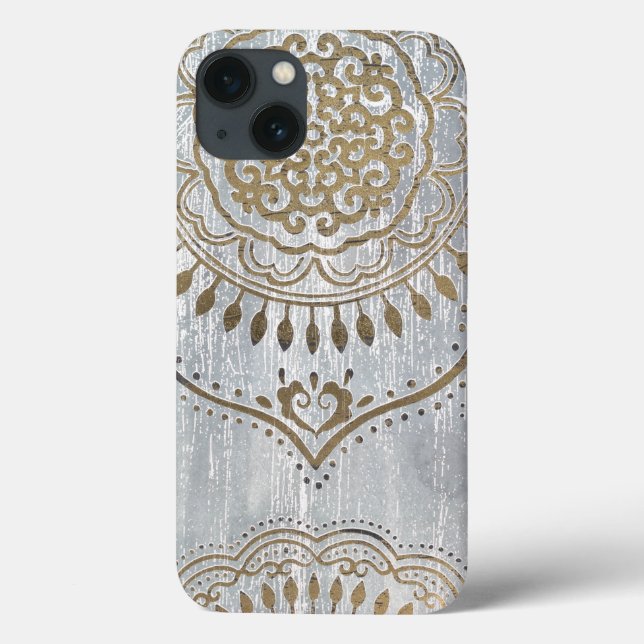 Coques Case-Mate iPhone Mandala Gold Design (Verso)