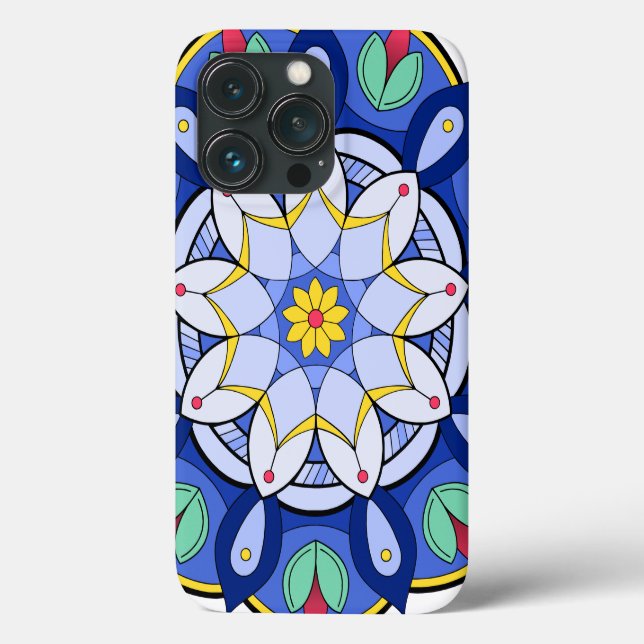 Coques Case-Mate iPhone Mandala Motif 01 (Verso)