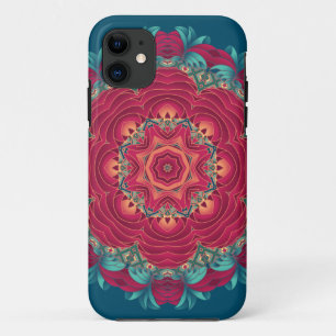 Case-Mate iPhone Case Mandala rouge de Lotus