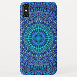 Case-Mate iPhone Case Mandala spirituel bleu de jardin d'agrément