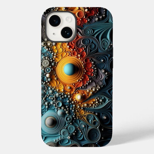 Coques Case-Mate iPhone Mandelbrot Fractal Julia Set (Verso)