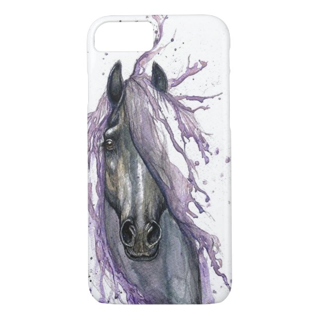 Coques Case-Mate iPhone Mane pourpre (Dos)