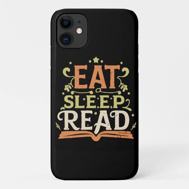 Coques Case-Mate iPhone Manger Dormir Lire, Lecture Drôle (Dos)