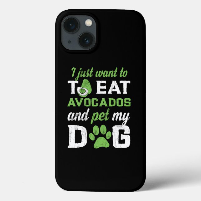 Coques Case-Mate iPhone Mangez Avocados Animaux de compagnie Mon chien Amu (Verso)