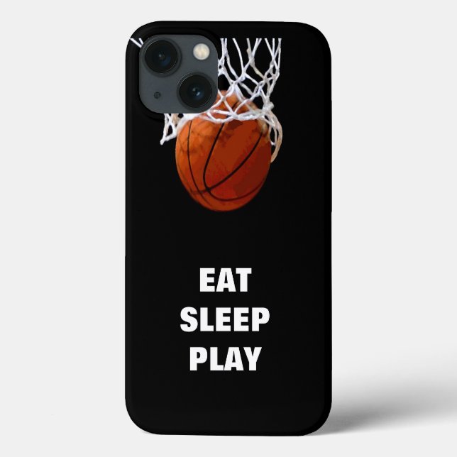 Coques Case-Mate iPhone Mangez Le Sommeil Jouer Au Basket-Ball Motivation (Verso)