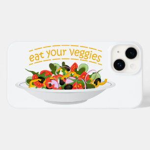 Coque Pour iPhone 14 Mangez vos Légumes Citer salade fraîche mélange bo