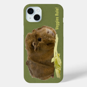Coque iPhone 15 Mini Mangez votre Légume mignon Gingembre Guinée Pig Ph