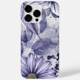 Coque Pour Pour iPhone 14 Pro Max Manipulation de l'aquarelle de feuille de fleurs v