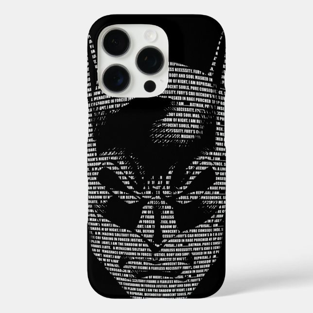 Coques Case-Mate iPhone Mantra de Batman Head (Verso)