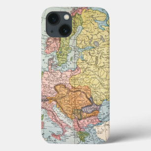 ETUI iPhone Case-Mate MAP: EUROPE, 1885