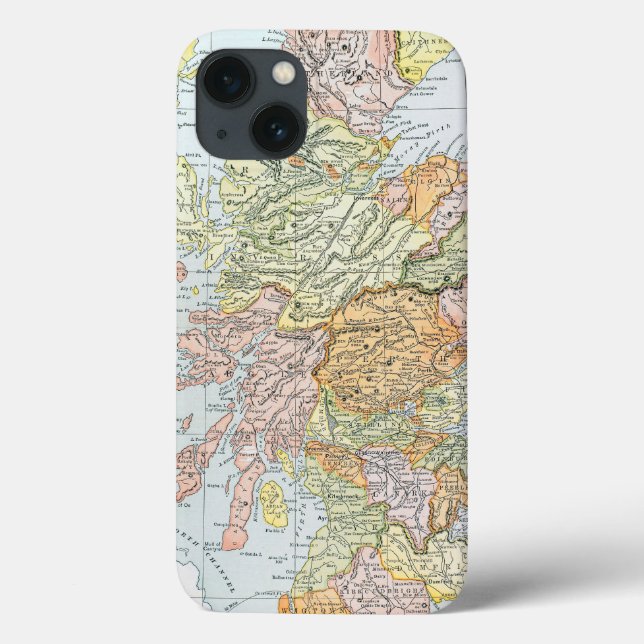 COQUES Case-Mate iPhone MAP : SCOTLAND (Verso)