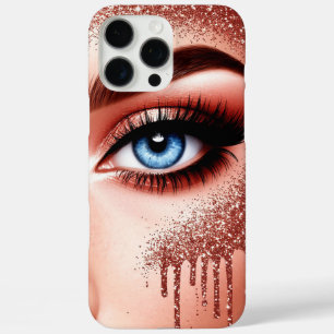 Coques iPhone 16 Pro Max 💎 Maquillage Rose Gold Glam Pour Amoureux de Beau