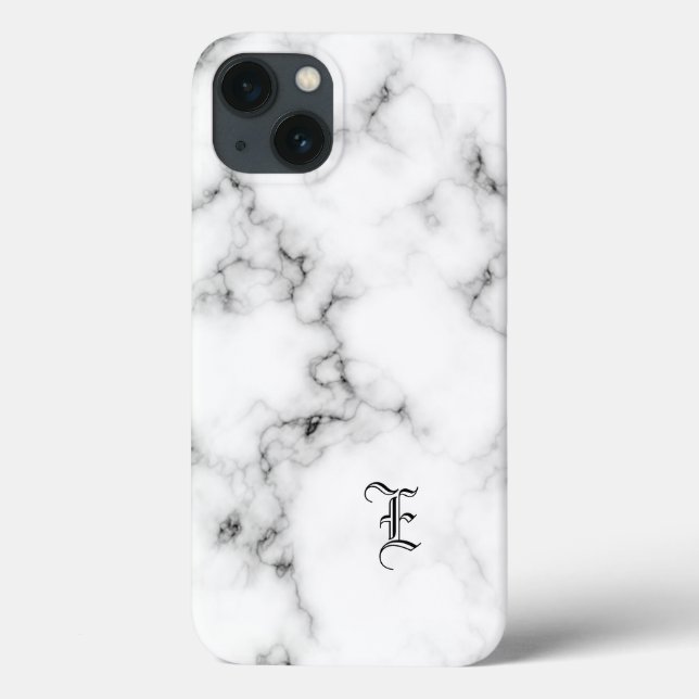 Coques Case-Mate iPhone Marble monogram (Verso)