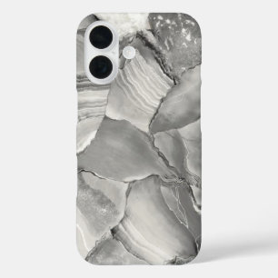 Coques iPhone 16 Marbre blanc