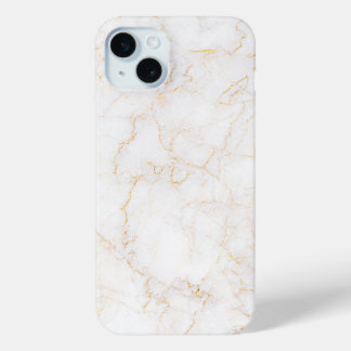 Coque iPhone 15 Mini Marbre blanc