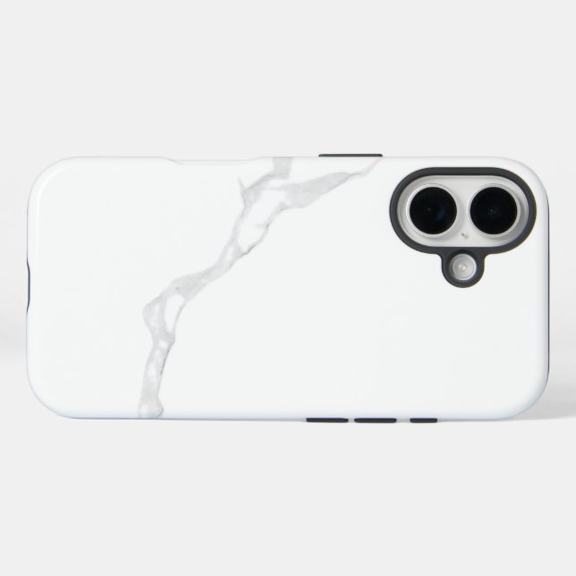 Coques Case-Mate iPhone Marbre Blanc  (Verso (horizontal))