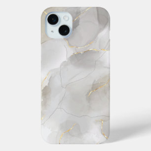 Coque iPhone 15 Mini Marbre blanc