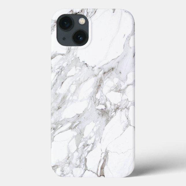 Coques Case-Mate iPhone Marbre blanc de luxe (Verso)