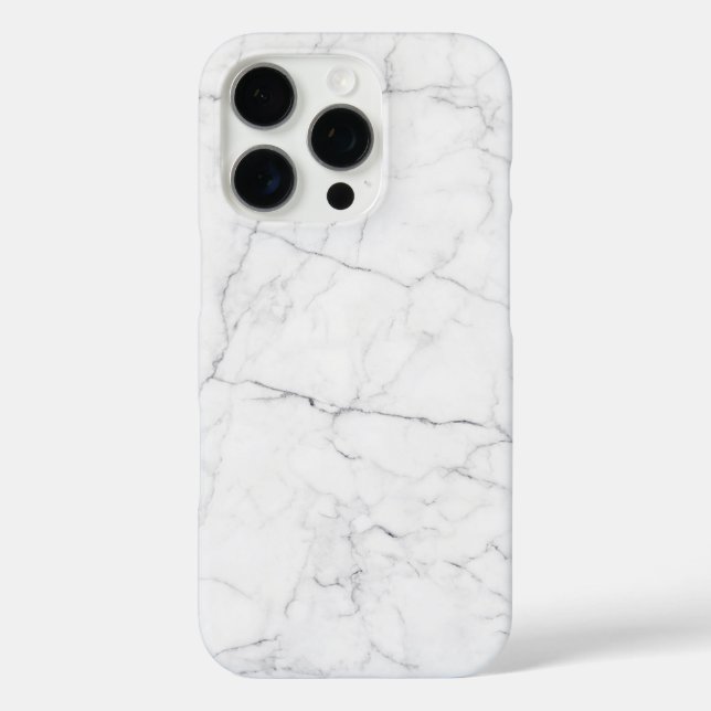 Coques Case-Mate iPhone Marbre Blanc Élégant (Verso)