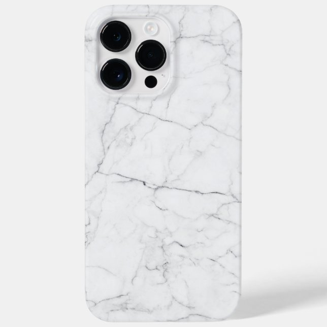 Coques Case-Mate iPhone Marbre Blanc Élégant  (Verso)
