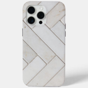 Coque iPhone 15 Pro Max Marbre Blanc Élégant