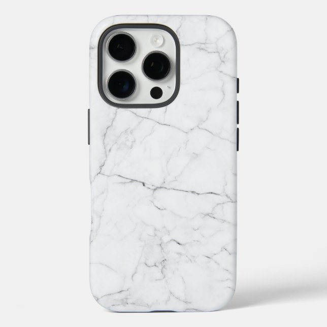 Coques Case-Mate iPhone Marbre Blanc Élégant  (Verso)