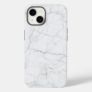 Coque Pour iPhone 14 Marbre Blanc Élégant