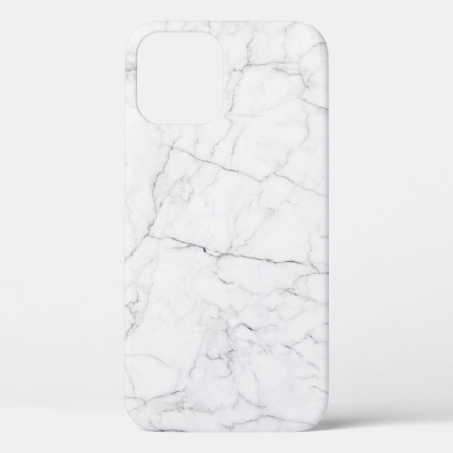 Coques Case-Mate iPhone Marbre Blanc Élégant  (Verso)