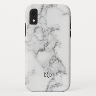 Case-Mate iPhone Case Marbre blanc et gris