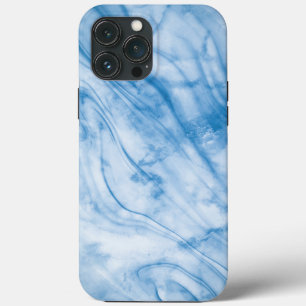 Case-Mate iPhone Case Marbre Bleu Élégant
