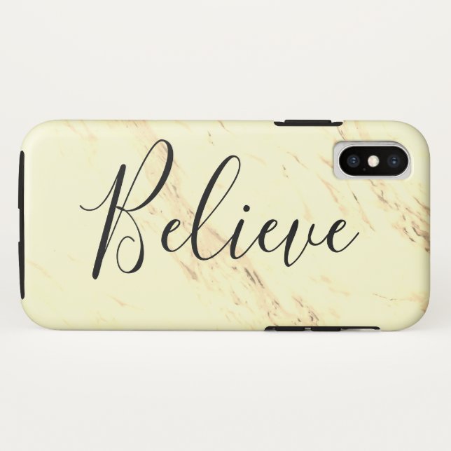 Coques Case-Mate iPhone Marbre Croire 2 (Dos (Horizontal))
