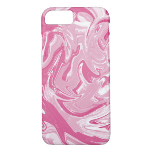 Case-Mate iPhone Case Marbre Fractable Blanc Et Rose