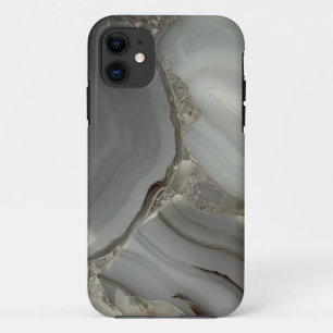 Case-Mate iPhone Case Marbre Gris avec Veine d'Or