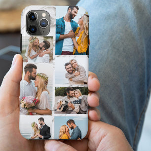 Case-Mate iPhone Case Marbre Gris Chic Collage de 7 Photos
