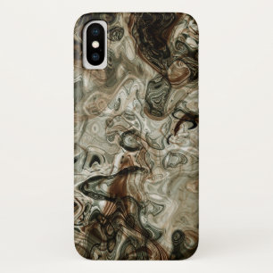 Case-Mate iPhone Case Marbre Gris Et Brown