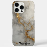 Marbre gris et or