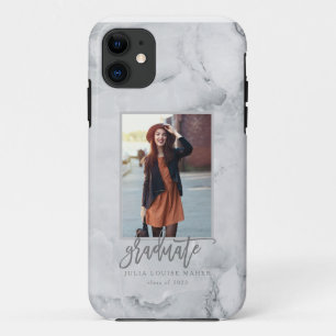 Case-Mate iPhone Case marbre moderne élégant photo diplôme