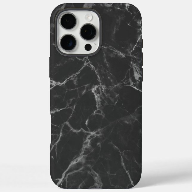 Coques Case-Mate iPhone Marbre noir (Verso)