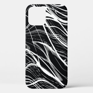 Case-Mate iPhone Case Marbre noir blanc : Vintage Abstrait