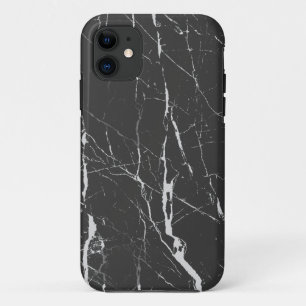 Coques Pour iPhone Marbre Noir cool Et Gris Clair