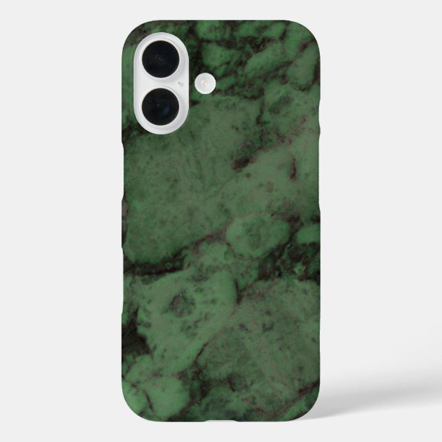 Coques Case-Mate iPhone Marbre vert foncé (Verso)