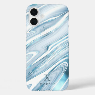 Coques iPhone 16 Plus Marbre vert Tosca personnalisable