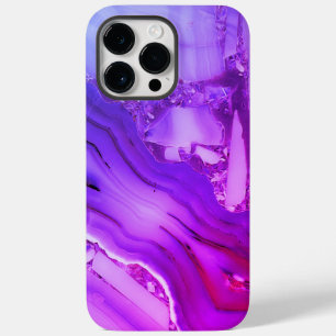 Coque Pour Pour iPhone 14 Pro Max Marbre violet exotique