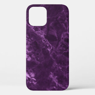 Case-Mate iPhone Case Marbre violet foncé : texture luxueuse.