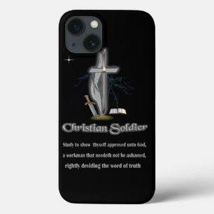 Coques Pour iPhone marchandises de soldat chrétien