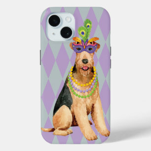 Coque Pour iPhone 15 Mardi Gras Airedale