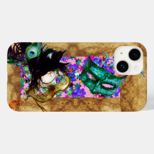 Coques Pour iPhone MARDI GRAS MASQUERADE confetti parchemin