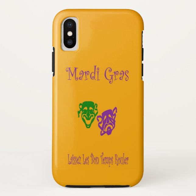 Coques Case-Mate iPhone Mardi Gras Masques Rouler (Dos)