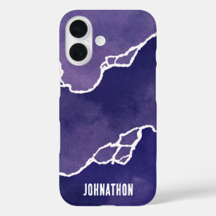 Coques iPhone 16 Marées côtières violettes